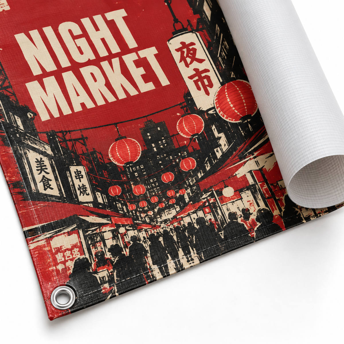 vinyl13 custom illustrated print product mockup