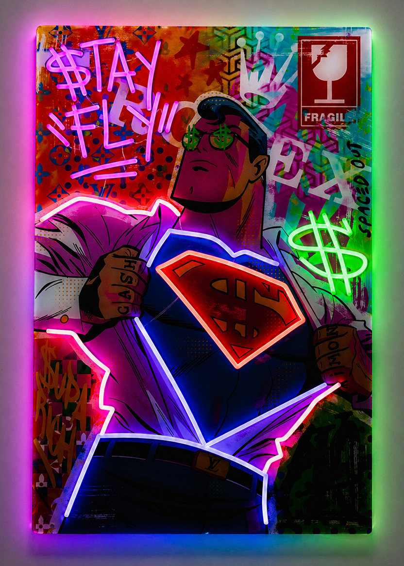 Neon Superman