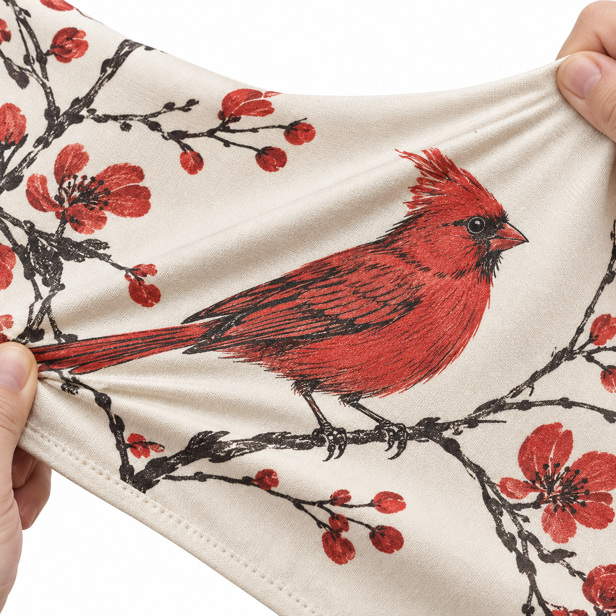 Tension fabric — Finish & edge detail