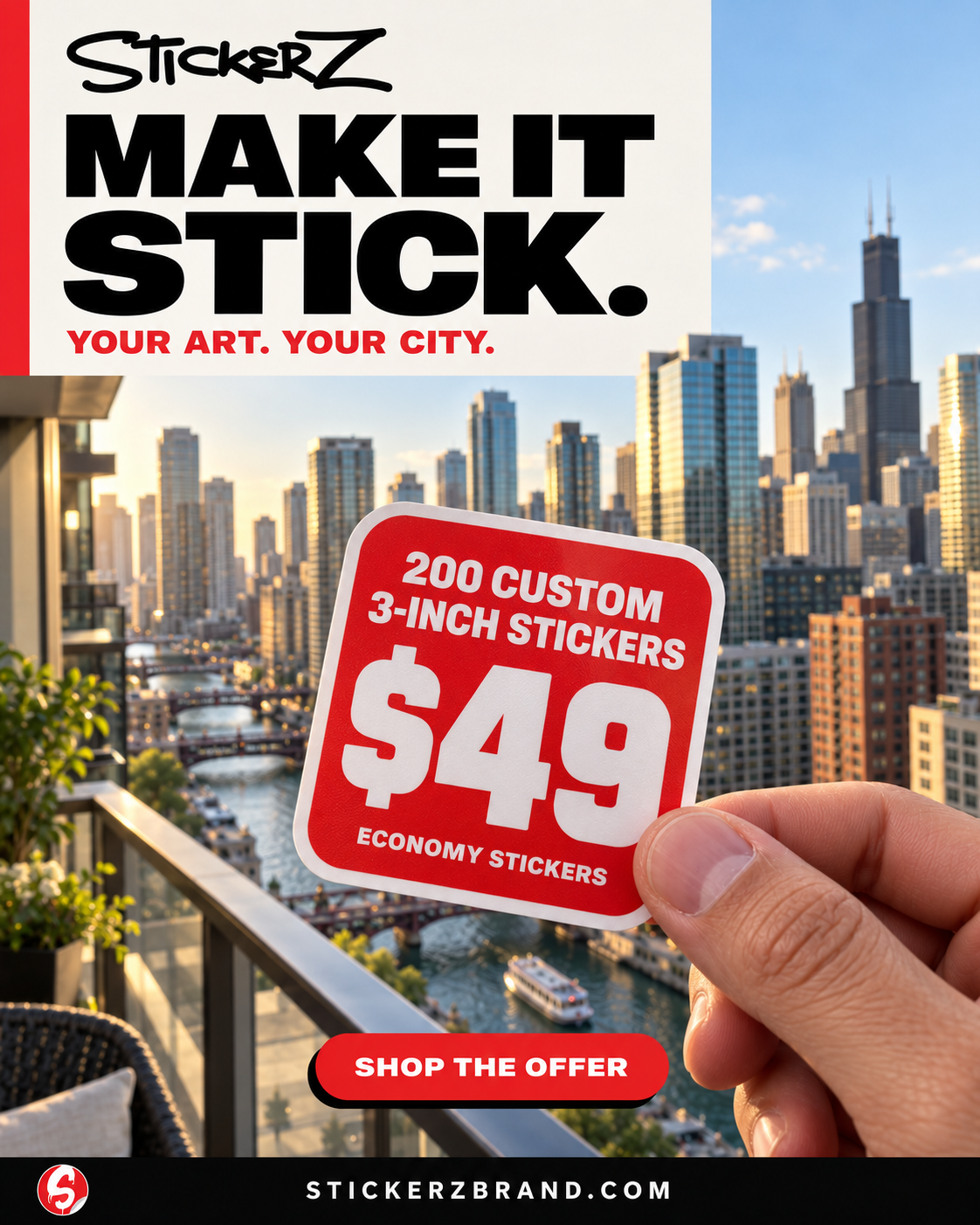 200 Custom Stickers