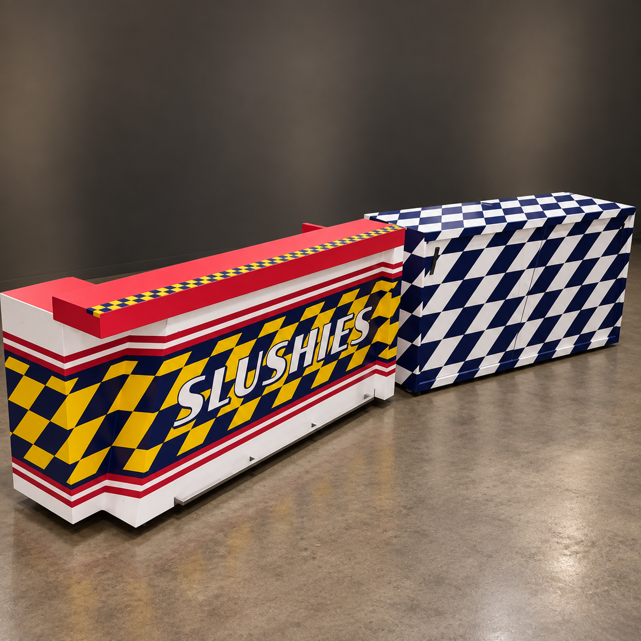 Custom printed event bar wraps