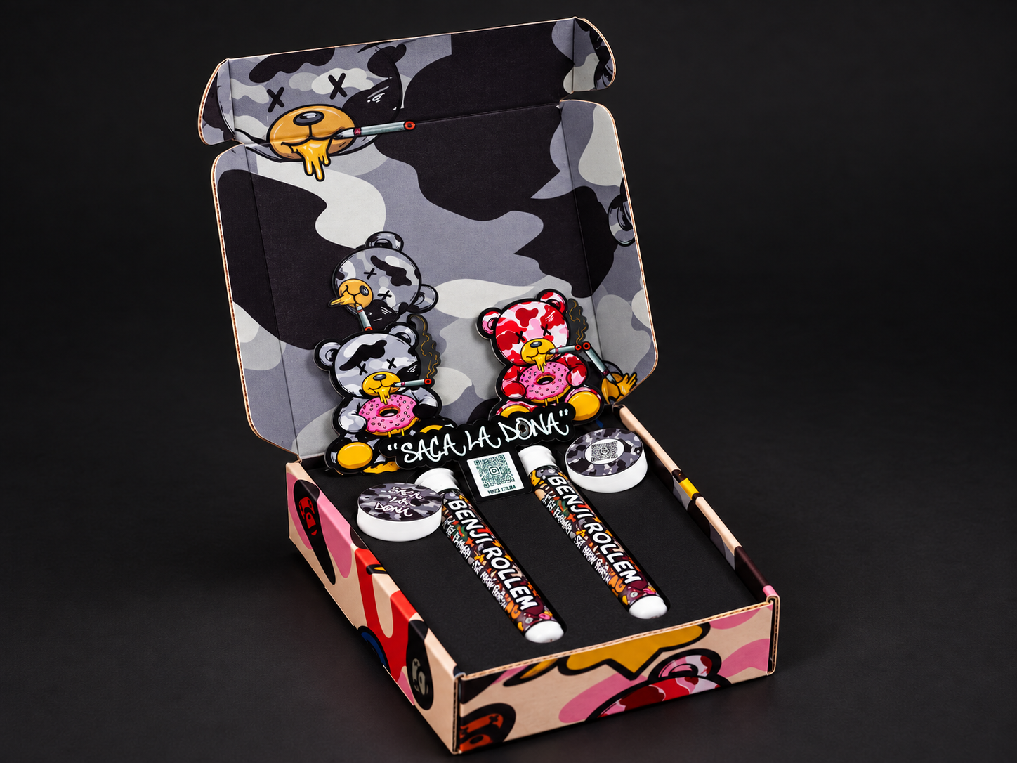 Custom printed presentation box with a fitted product insert