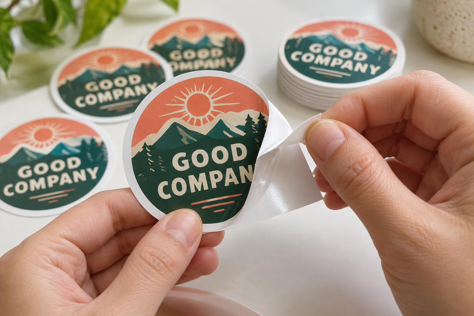 Illustrative custom printed product example